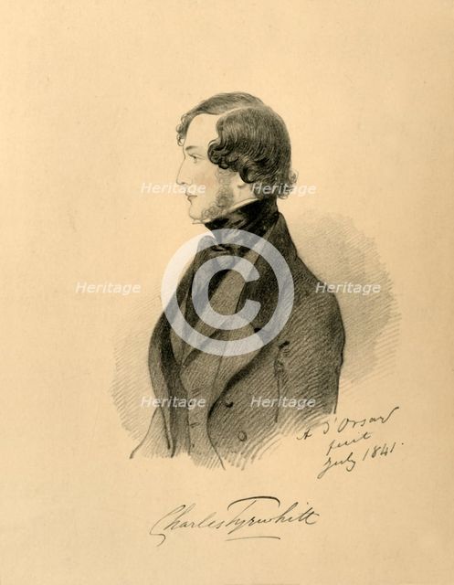 'Charles Tyrwhitt', 1841. Creator: Richard James Lane.