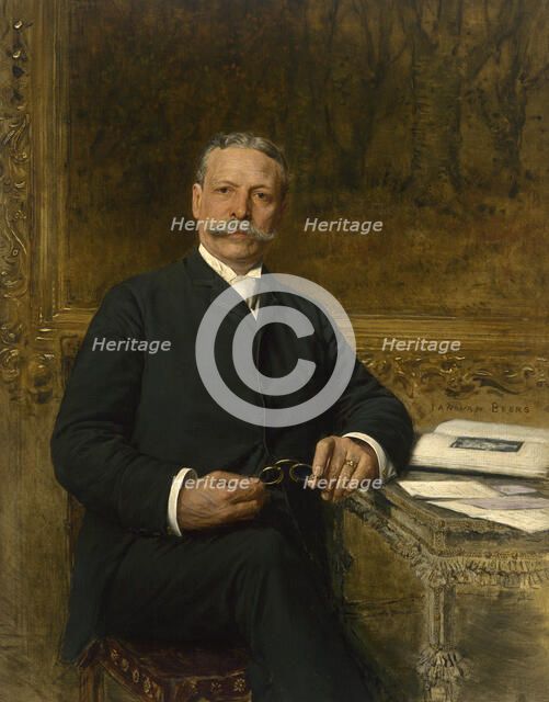 Charles Tyson Yerkes, c. 1893. Creator: Jan Van Beers.