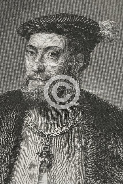 Charles V, (1500-1558), Holy Roman Emperor and Archduke of Austria (1519-1556),...., 185 Creator: Charles Geoffroy.