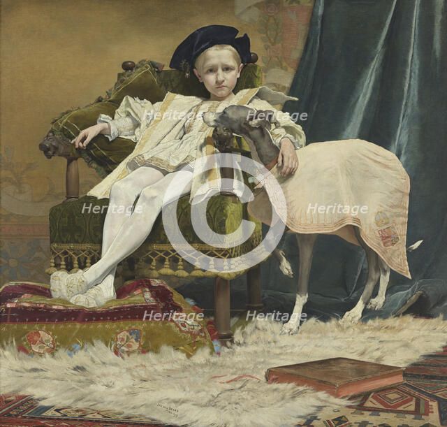 Charles V as a Child, (c1500s), 1879. Creator: Jan Van Beers.