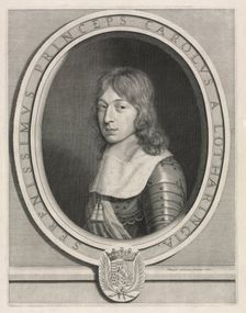 Charles V, Duke of Lorrain, 1660. Creator: Robert Nanteuil (French, 1623-1678)