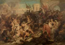 Charles V Frees the Slaves in Tunis, 1535, (c1870s). Creator: Nicaise de Keyser