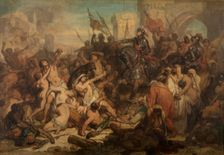 Charles V Frees the Slaves in Tunis, 1535, (c1870s). Creator: Nicaise de Keyser