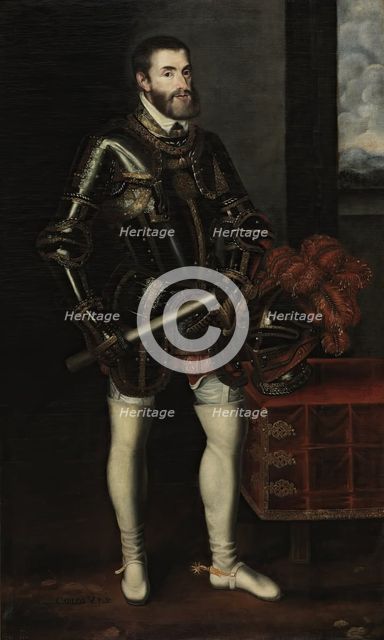 Charles V in Armour, early 17th century. Creator: Unknown.