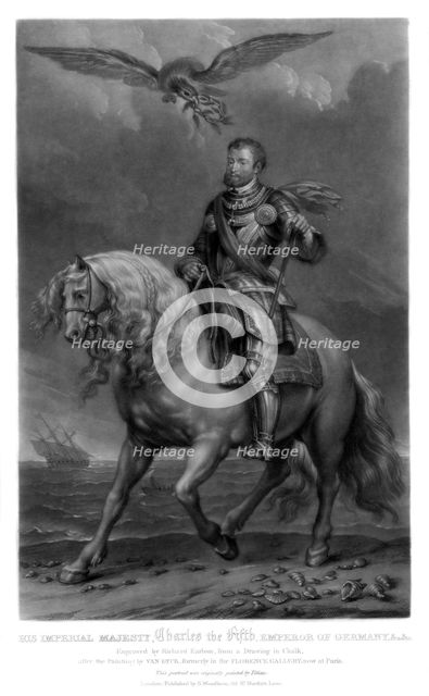 Charles V, King of Spain and Holy Roman Emperor, (1816).Artist: Richard Earlom