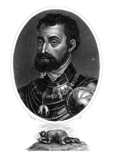 Charles V, King of Spain and Holy Roman Emperor.Artist: J Chapman