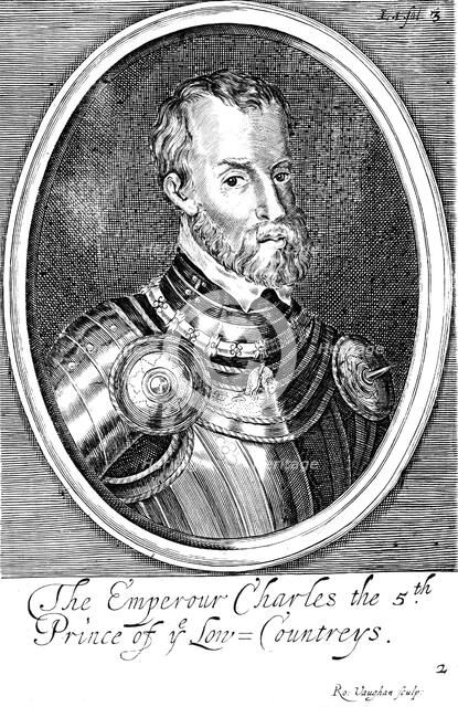 Charles V, King of Spain and Holy Roman Emperor from 1519, 17th century. Artist: Anon