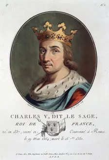 Charles V, known as the Wise King of France, (1789). Creator: Marie Jeanne Louise Francoise Suzanne Champion de Cernel