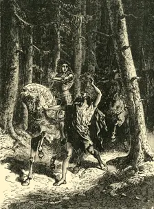 Charles VI in the Forest of Le Mans (1392,), 1890. Creator: Unknown