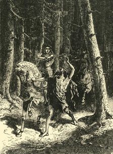 Charles VI in the Forest of Le Mans (1392,), 1890. Creator: Unknown