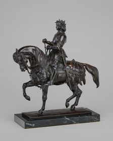 Charles VII the Victorious on Horseback, model c. 1844, cast 1860/1909. Creator: Antoine-Louis Barye