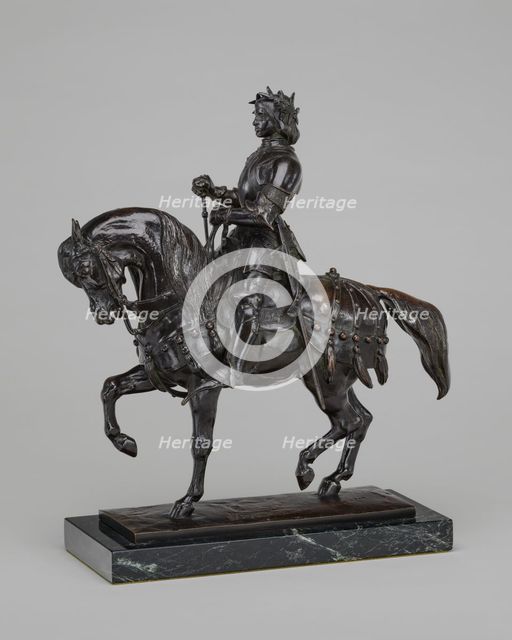 Charles VII the Victorious on Horseback, model c. 1844, cast 1860/1909. Creator: Antoine-Louis Barye.