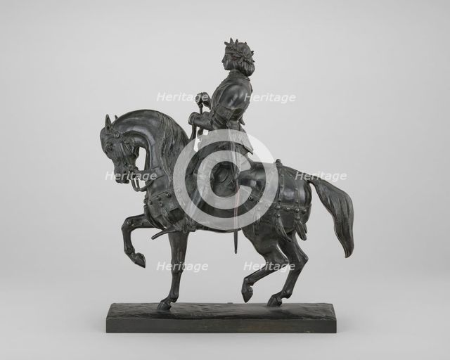 Charles VII Victorious, model 1836/1840 and 1857, cast by 1873. Creator: Antoine-Louis Barye.