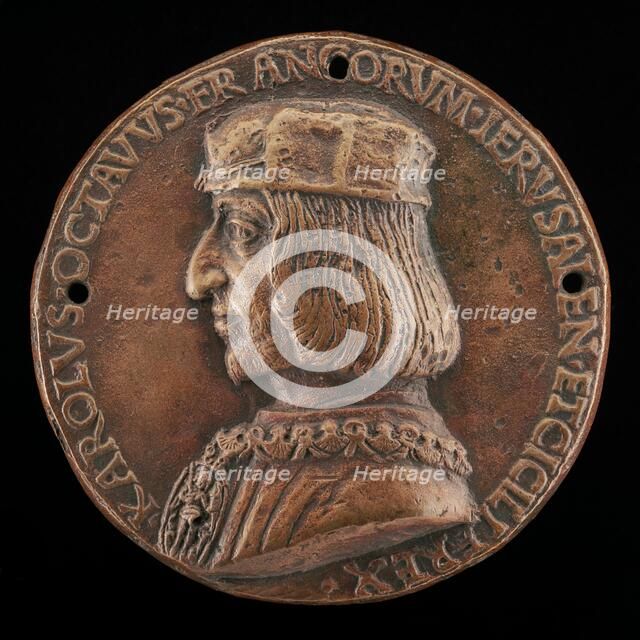 Charles VIII, 1470-1498, King of France 1483, 1494/1495. Creator: Niccolo Fiorentino.