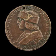 Charles VIII (L'Affable), King of France, 1470-1498 [obverse], c. 1530. Creator: Unknown