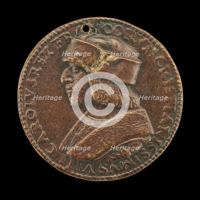 Charles VIII (L'Affable), King of France, 1470-1498 [obverse], c. 1530. Creator: Unknown.