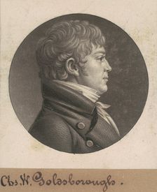 Charles W. Goldsborough, 1807. Creator: Charles Balthazar Julien Févret de Saint-Mémin