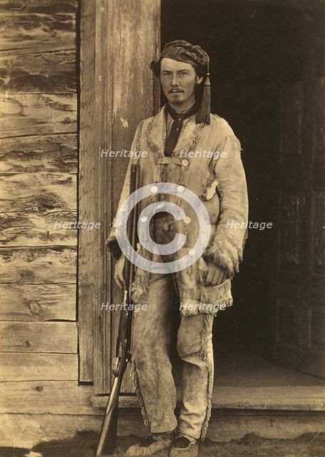 Charles W Wilson, full-length portrait, standing, facing front, wearing..., between 1858 and 1861. Creator: Unknown.