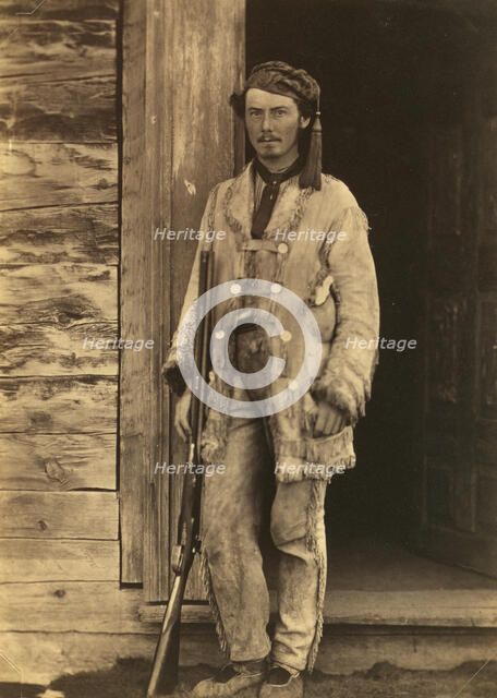 Charles W Wilson, full-length portrait, standing, facing front, wearing..., between 1858 and 1861. Creator: Unknown.