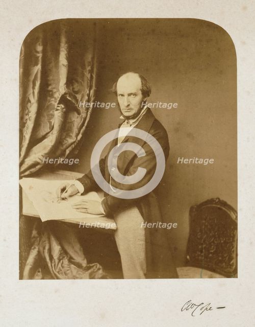 Charles West Cope, RA, c1857. Creator: William Henry Lake Price.