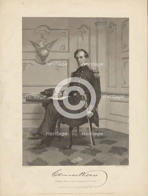Charles Wilkes, 1864. Creator: Johnson, Fry & Co Publishers.