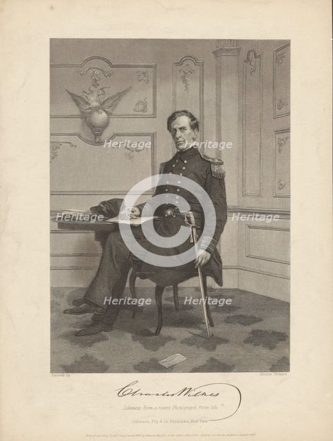 Charles Wilkes, 1864. Creator: Johnson, Fry & Co Publishers.