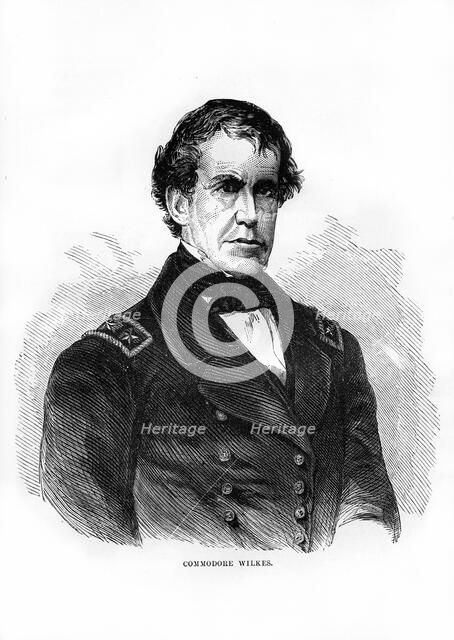 Charles Wilkes, American naval officer and explorer, 1872. Artist: Unknown