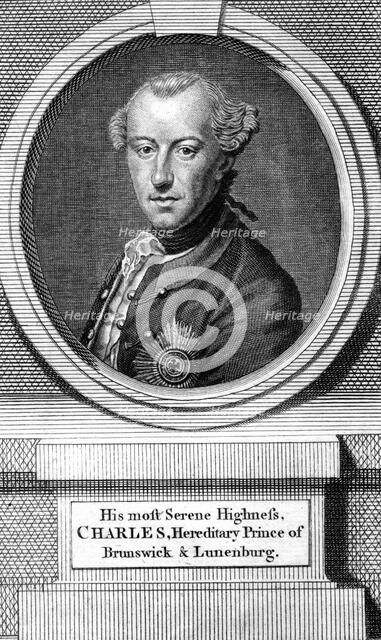 Charles William Ferdinand, Duke of Brunswick, (1735-1806). Artist: Unknown