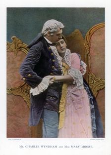 Charles Wyndham and Mary Moore, English actors, 1901.Artist: Barraud
