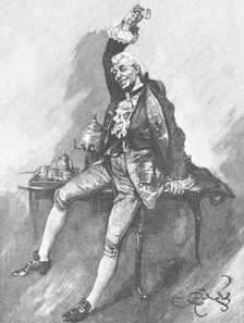 Charles Wyndham as David Garrick March 19, 1887, (1901). Creators: Unknown, F Barnard