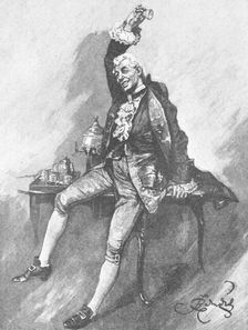 Charles Wyndham as David Garrick March 19, 1887, (1901). Creators: Unknown, F Barnard