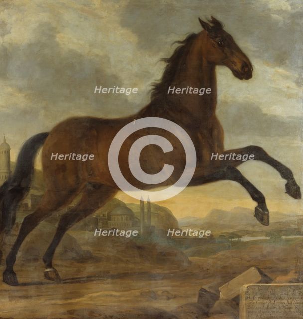Charles XI's favourite horse Sultan, 1689. Creator: David Klocker Ehrenstrahl.