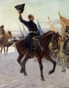 Charles XII greets his Caroleans, 1923