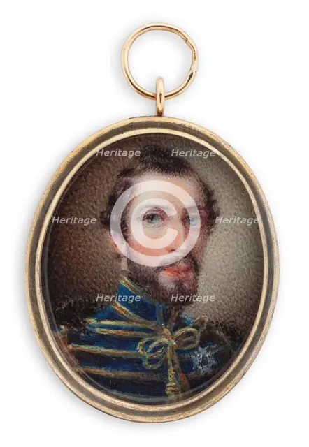 Charles XV as Crown Prince. Creator: Johan Way.
