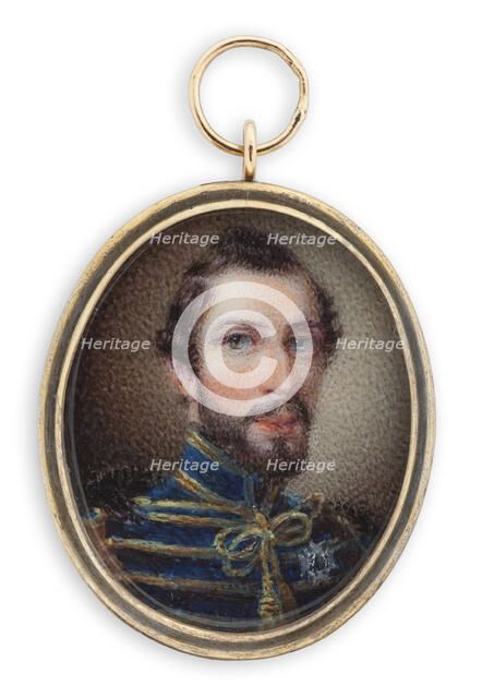 Charles XV as Crown Prince. Creator: Johan Way.