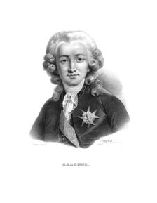 Charles Alexandre de Calonne, (c1820s). Artist: Jean-Baptiste Mauzaisse