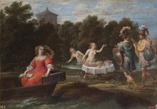 Charles and Ubaldo in the Fortunate Isles, between 1628 and 1630. Creator: David Teniers II
