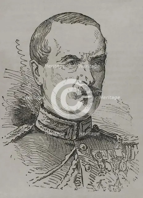 Charles Auguste Frossard (1807-1875), French general, 1870.  Creator: Unknown.