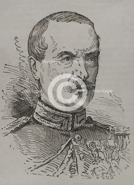 Charles Auguste Frossard (1807-1875), French general, 1870.  Creator: Unknown.