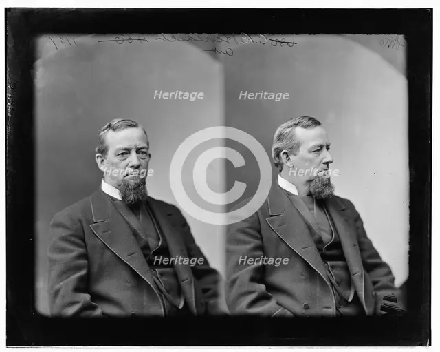 Charles B. Benedict of New York, 1865-1880. Creator: Unknown.