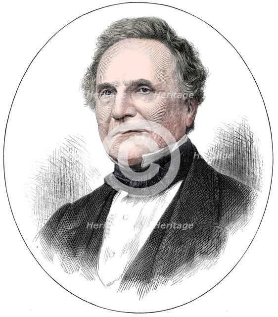 Charles Babbage (1791-1871) English mathematician and pioneer of computing, 1871. Artist: Unknown.
