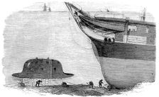 Charles Babbage's proposed design for a diving bell, 1855