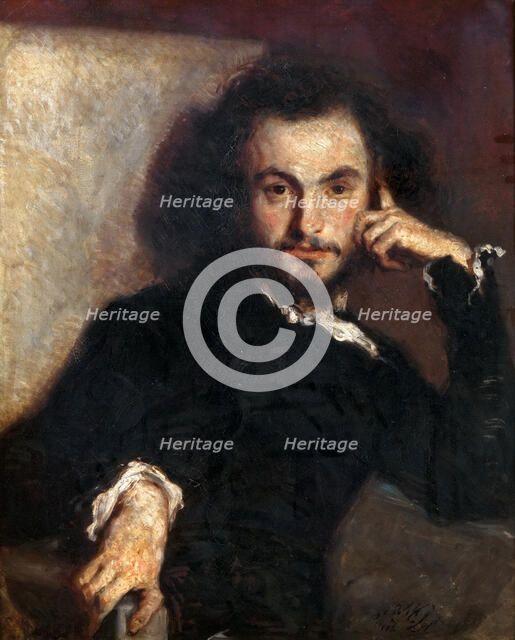 Charles Baudelaire (1821-1867). Artist: Deroy, Émile (1820-1846)
