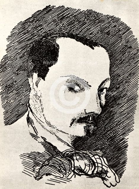 Charles Baudelaire (1821-1867). Artist: Toulouse-Lautrec, Henri, de (1864-1901)