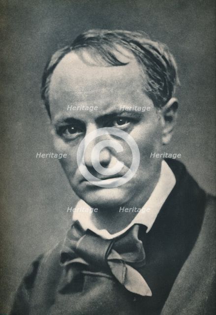 'Charles Baudelaire', 1863, (1939). Artist: Etienne Carjat.