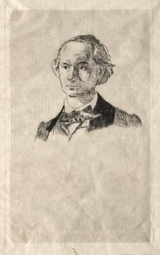 Charles Baudelaire, 1865. Creator: Edouard Manet (French, 1832-1883)