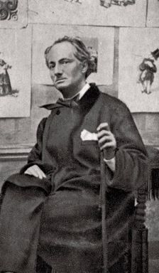 Charles Baudelaire, French poet and art critic, 1857