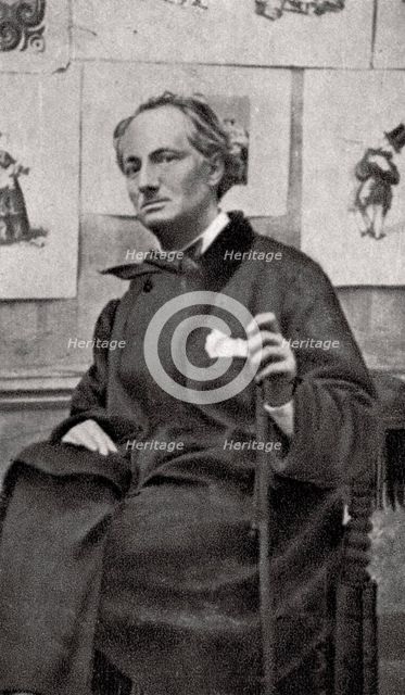 Charles Baudelaire, French poet and art critic, 1857. Artist: Unknown