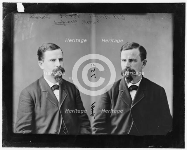 Charles Boyle Roberts of Maryland, 1865-1880. Creator: Unknown.