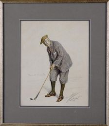 Charles Blair MacDonald, The American Sportsman 1928. Artist: Richard B Adams